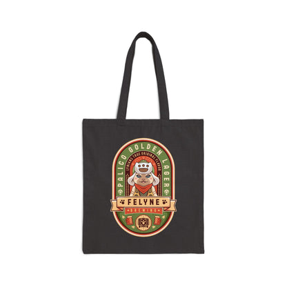 Palico Golden Lager Cotton Canvas Tote Bag