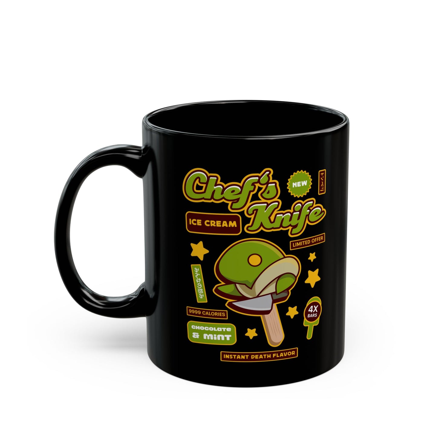 Tonberry Ice Cream Black Mug
