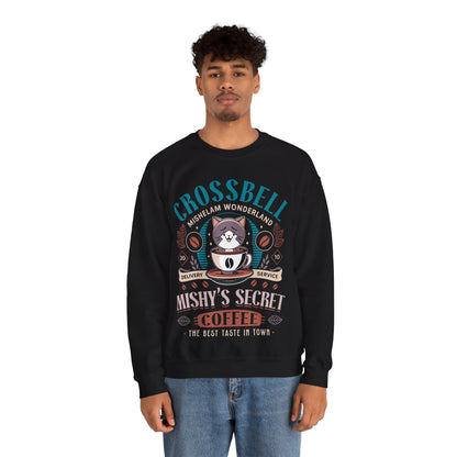 Mishelam Wonderland CoffeeUnisex Crewneck Sweatshirt