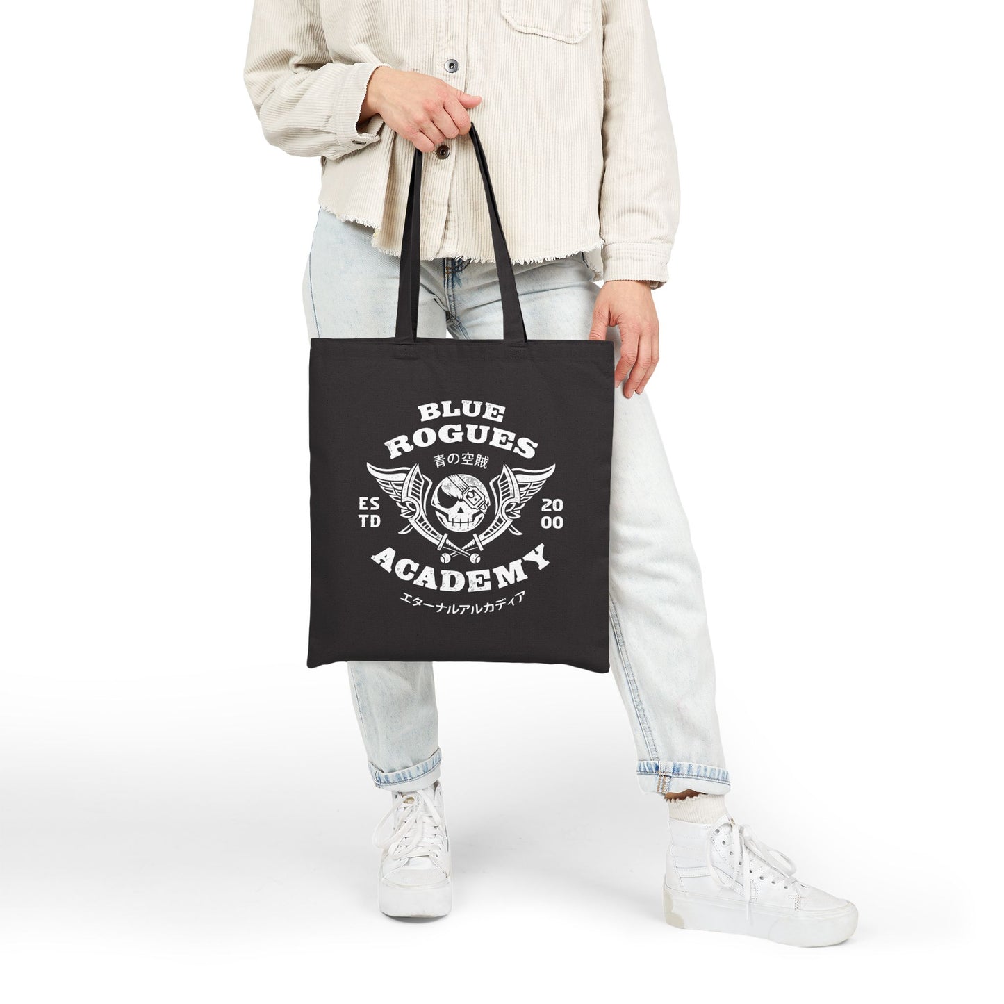 Blue Rogues Air Pirates Canvas Tote Bag