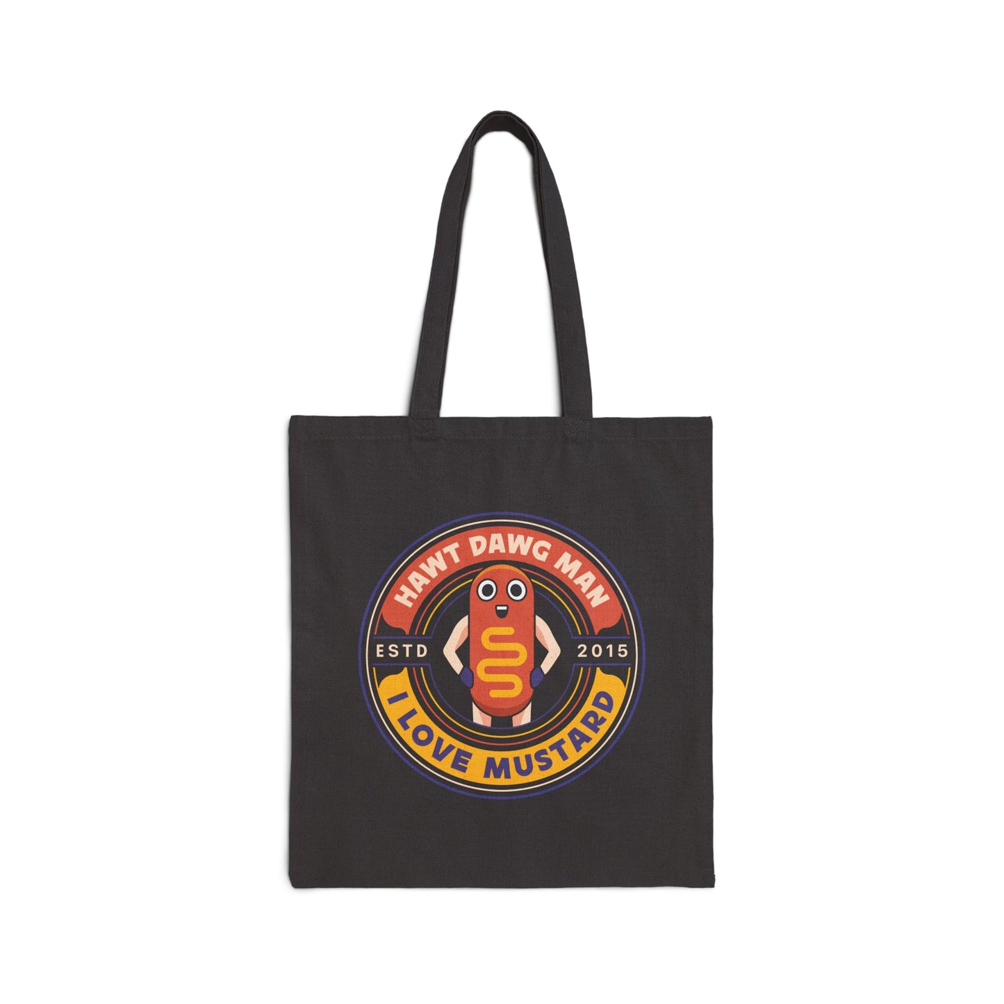 Hawt Dawg Man Emblem Canvas Tote Bag