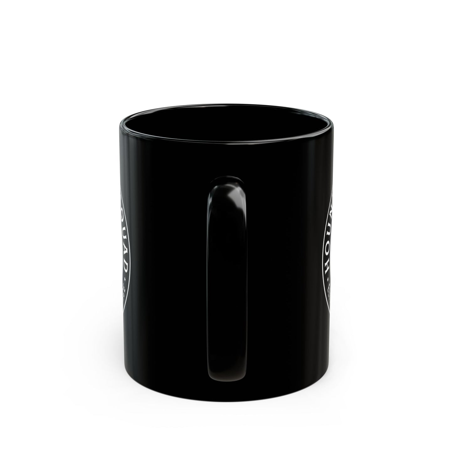 Hound Wolf Squad Crest Black Mug