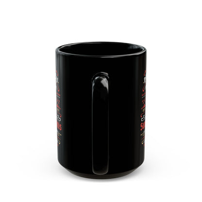 Castle Dimitrescu Vineyard Crest Black Mug