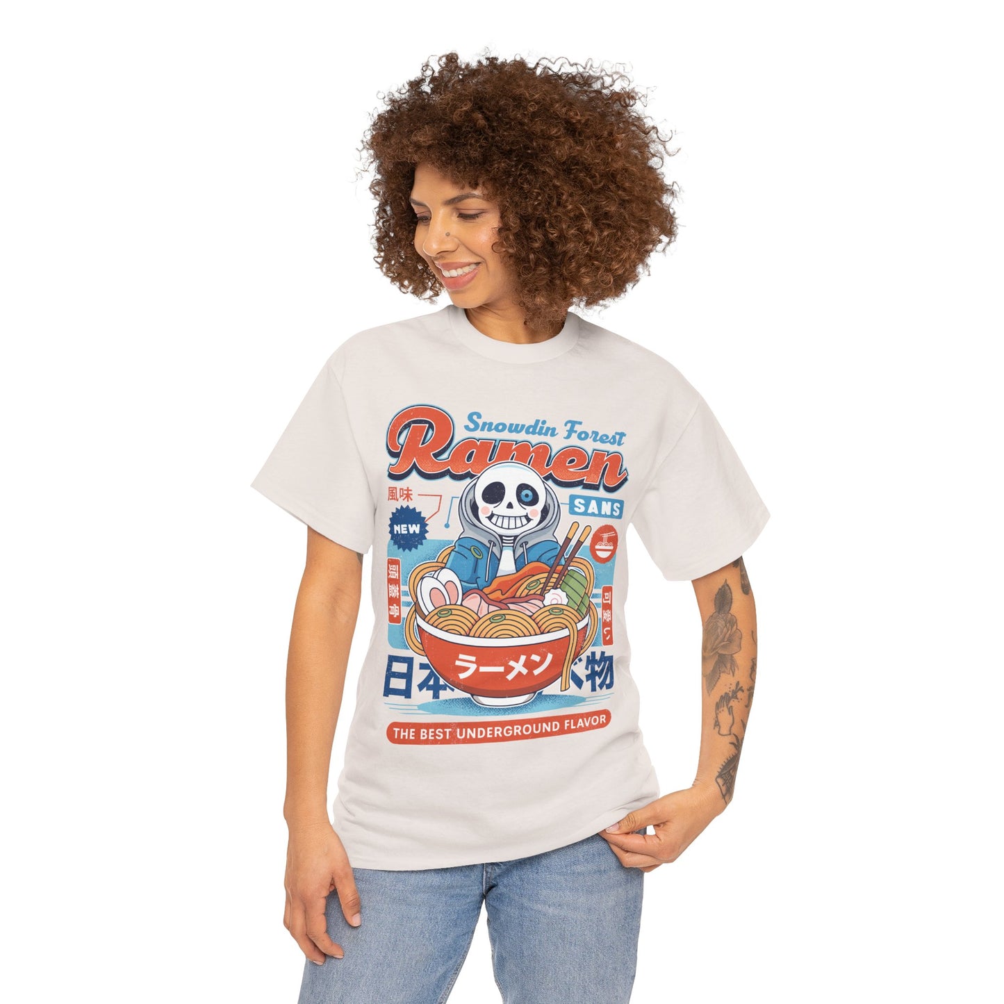 Snowdin Forest Ramen Vintage Unisex T-Shirt