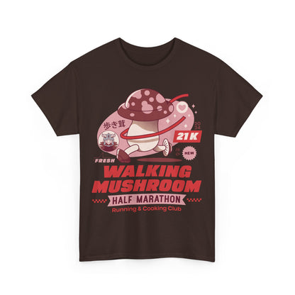 Walking Mushroom Marathon Unisex T-Shirt