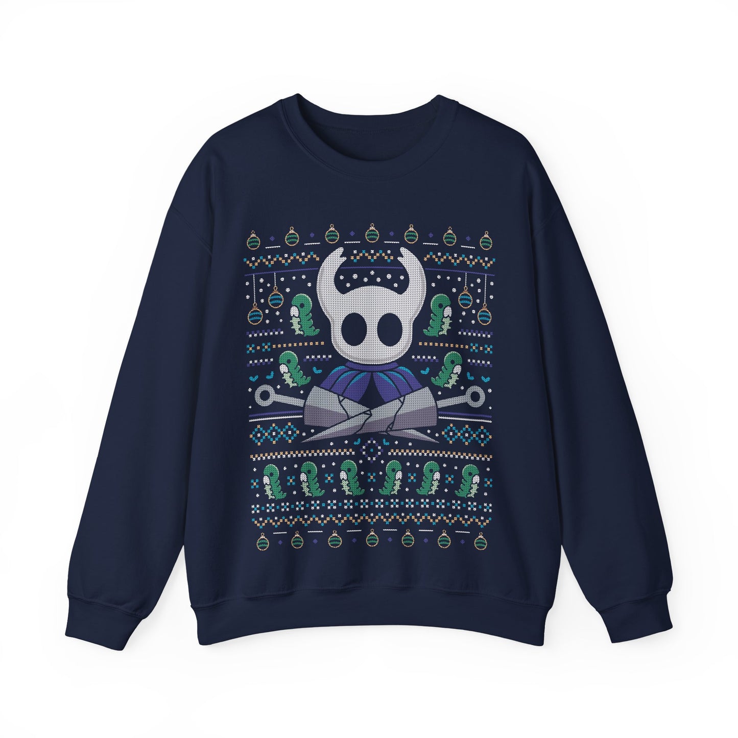 Hallownest Grubs Ugly Sweater Crewneck Sweatshirt