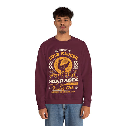Gold Saucer Garage Vintage Crewneck Sweatshirt
