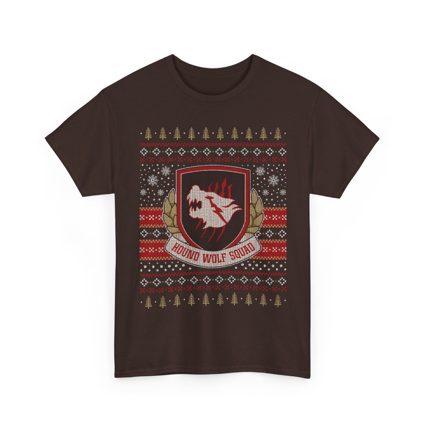 Hound Wolf Squad Christmas Unisex T-Shirt