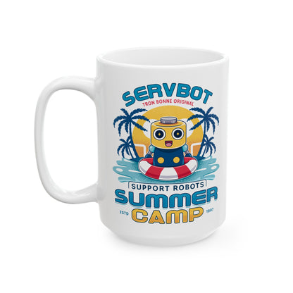 Servbot Summer Camp Vintage Ceramic Mug