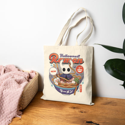 Hallownest Ramen Vintage Cotton Canvas Tote Bag