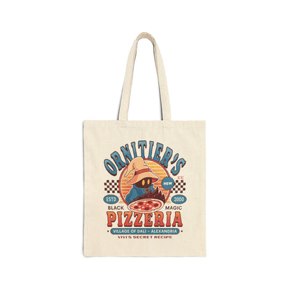 Ornitier Pizzeria Vintage Cotton Canvas Tote Bag