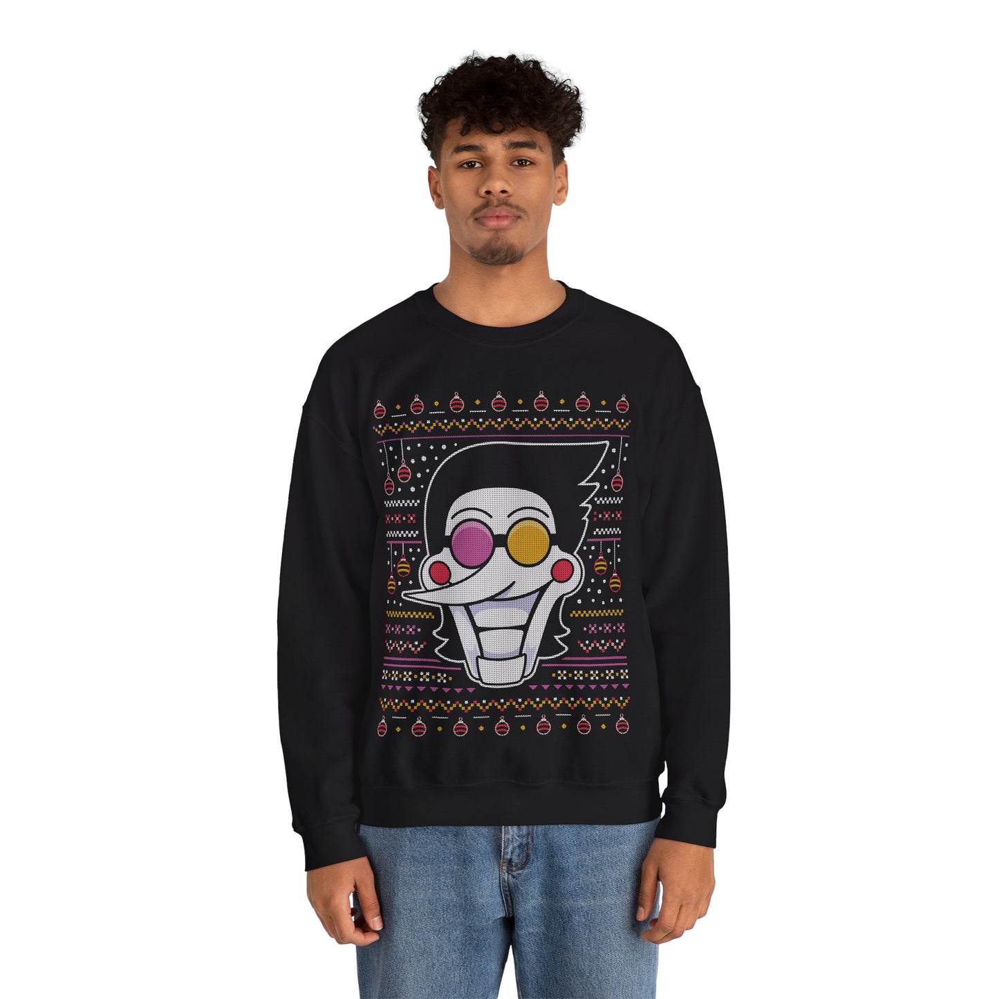 Spamton Ugly Sweater Crewneck Sweatshirt