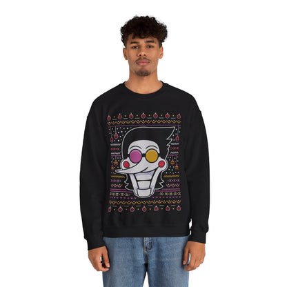 Spamton Ugly Sweater Crewneck Sweatshirt