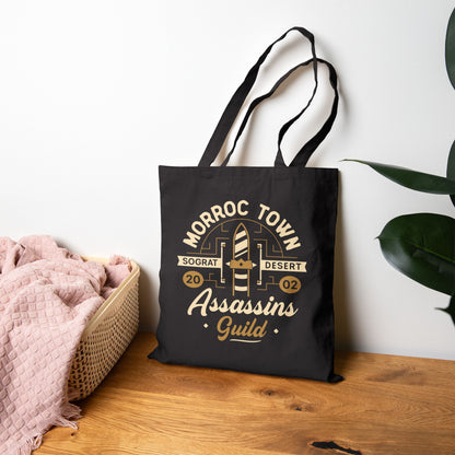 Morroc Oasis Town Guild Canvas Tote Bag