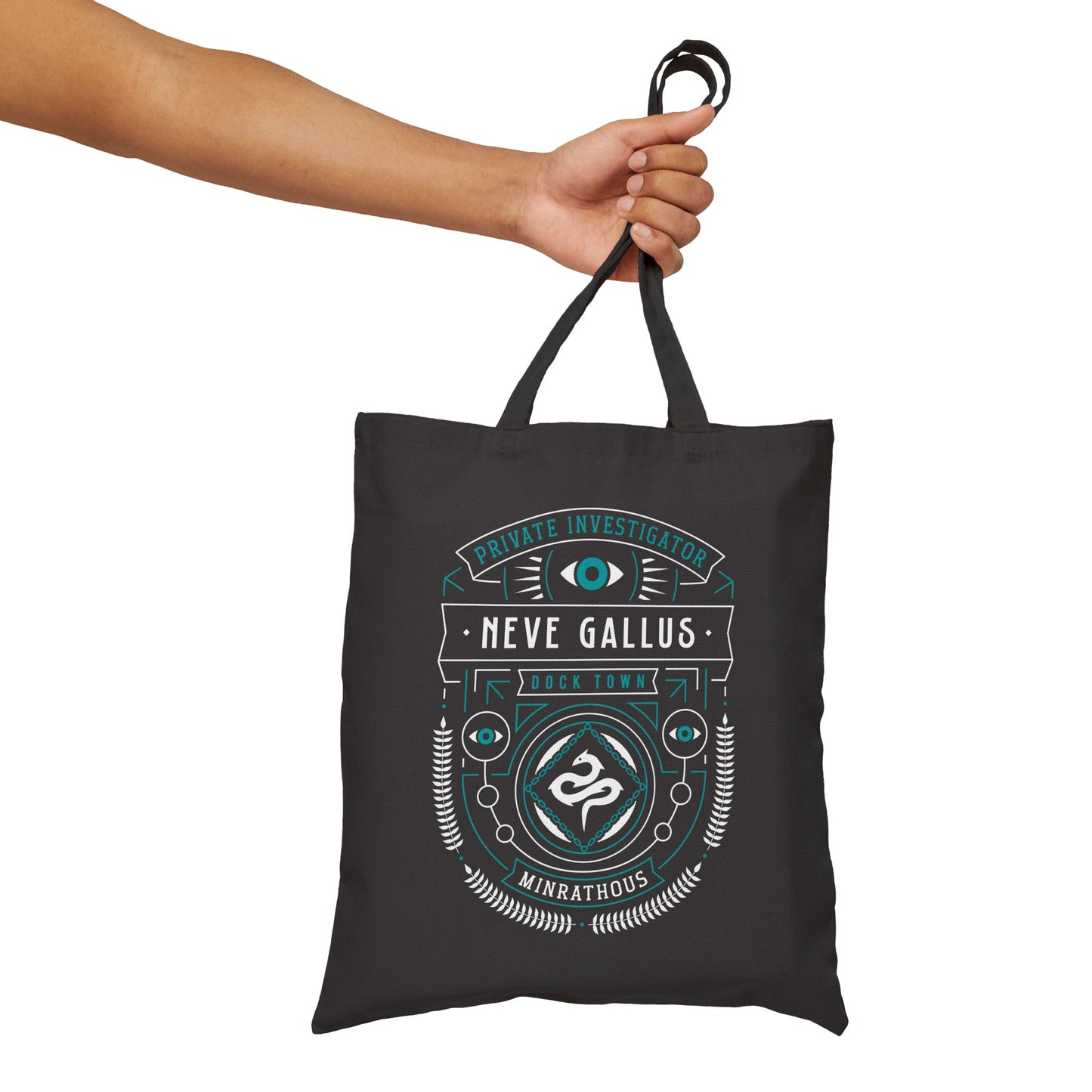 Minrathous Private Investigator Crest Canvas Tote Bag