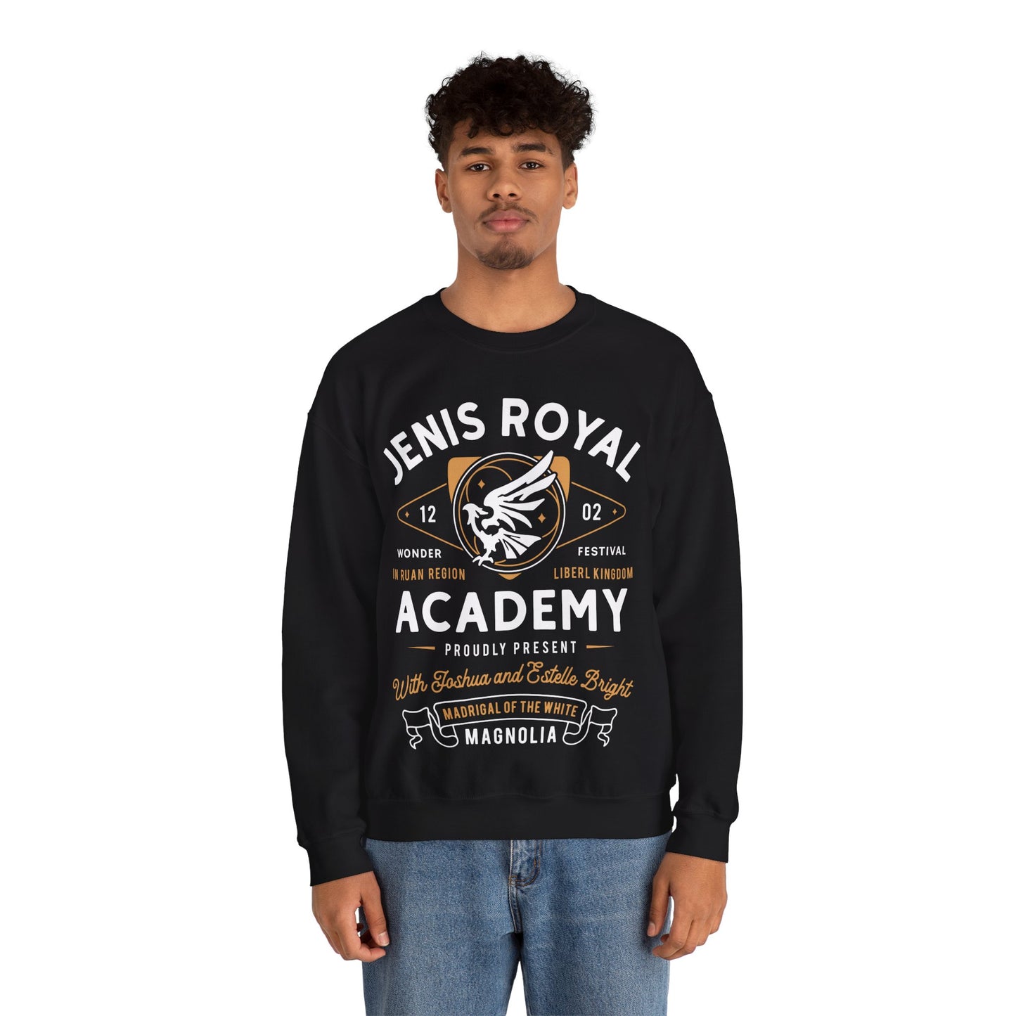 Jenis Royal Academy Emblem Unisex Crewneck Sweatshirt