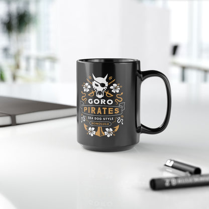 Sea Dog Style In Honolulu Black Mug