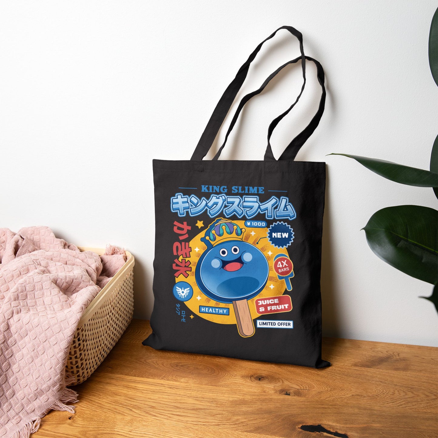 King Slime Ice Cream Tote Bag