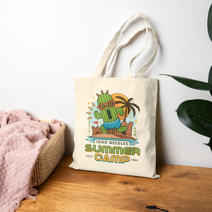 Cactuar Summer Camp Vintage Tote Bag