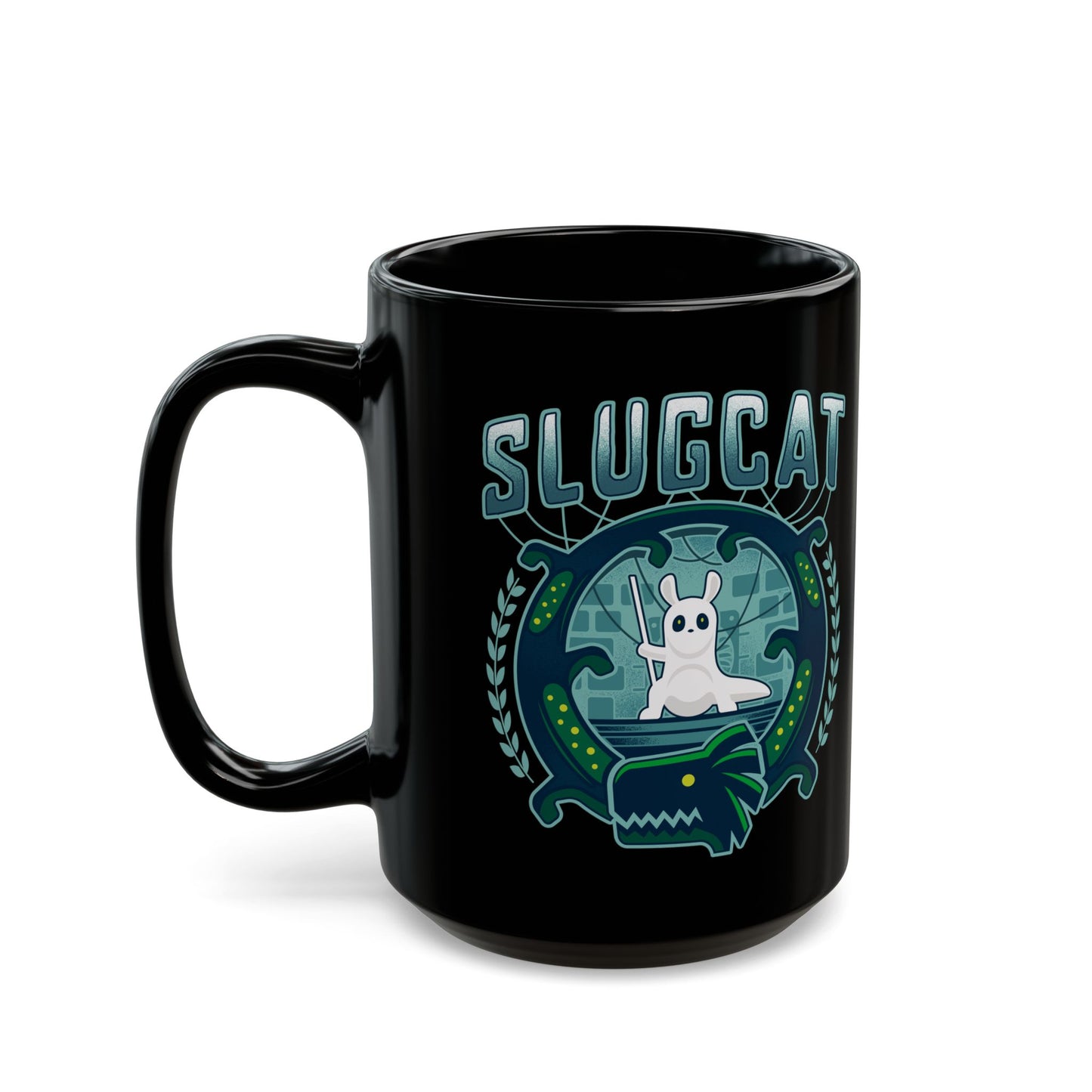 Slugcat Emblem Black Mug