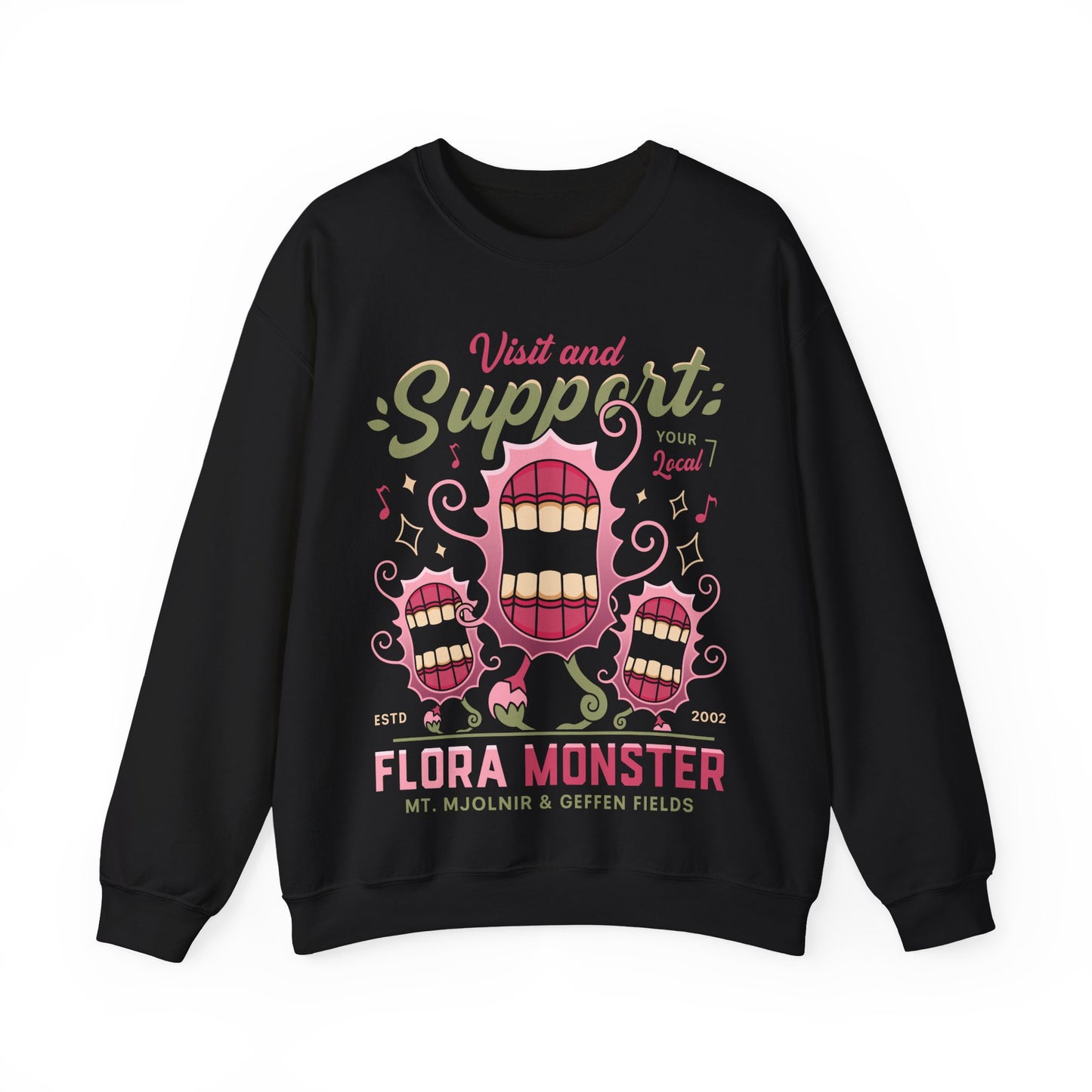 Support Geffen Field Flora Crewneck Sweatshirt