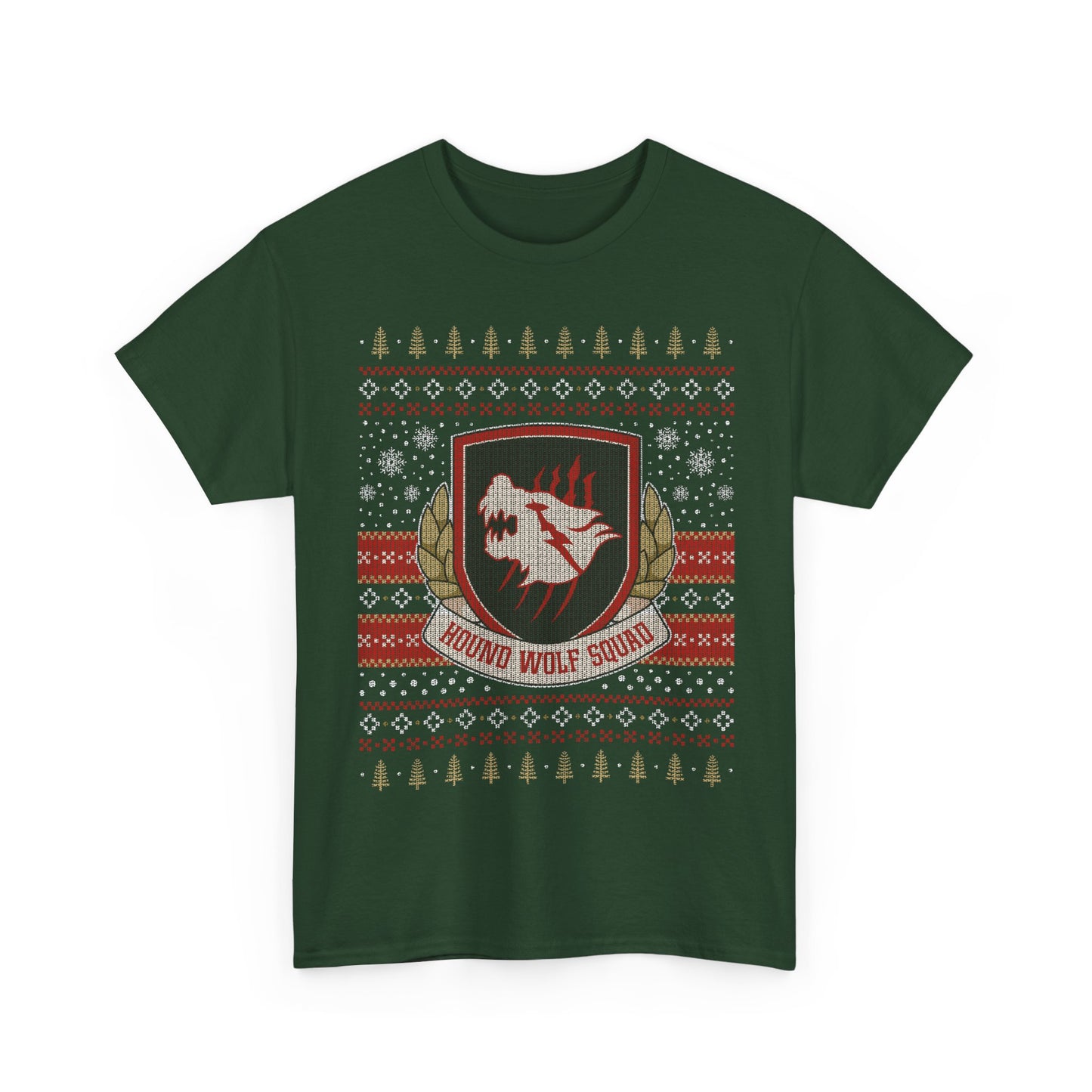 Hound Wolf Squad Christmas Unisex T-Shirt
