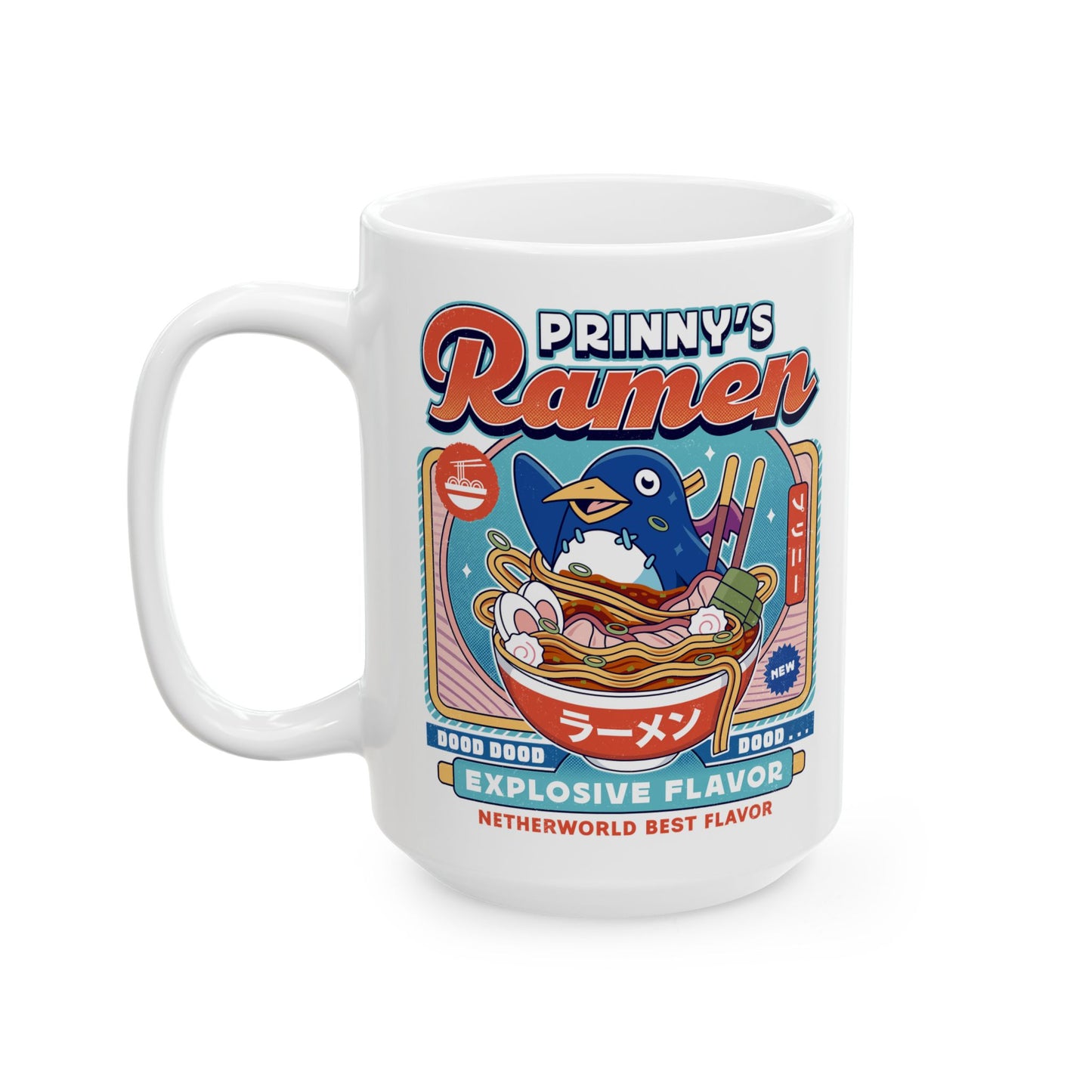 Prinny Dood Ramen Vintage Ceramic Mug