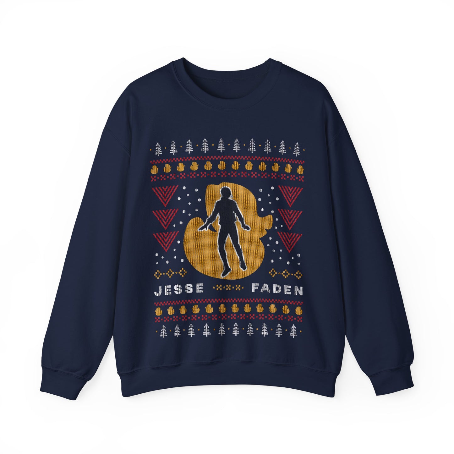 Jesse Faden Ugly Sweater Unisex Crewneck Sweatshirt
