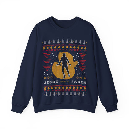Jesse Faden Ugly Sweater Unisex Crewneck Sweatshirt