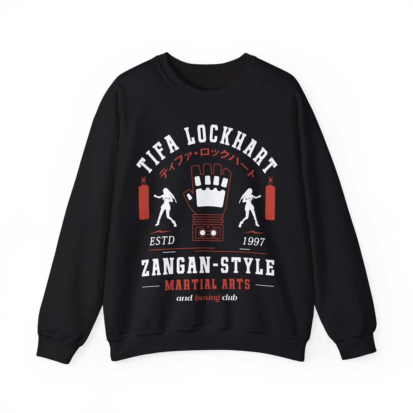 Tifa Lockhart Martial Arts Club Unisex Crewneck Sweatshirt