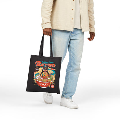 Twilight Dunes Ramen Vintage Tote Bag