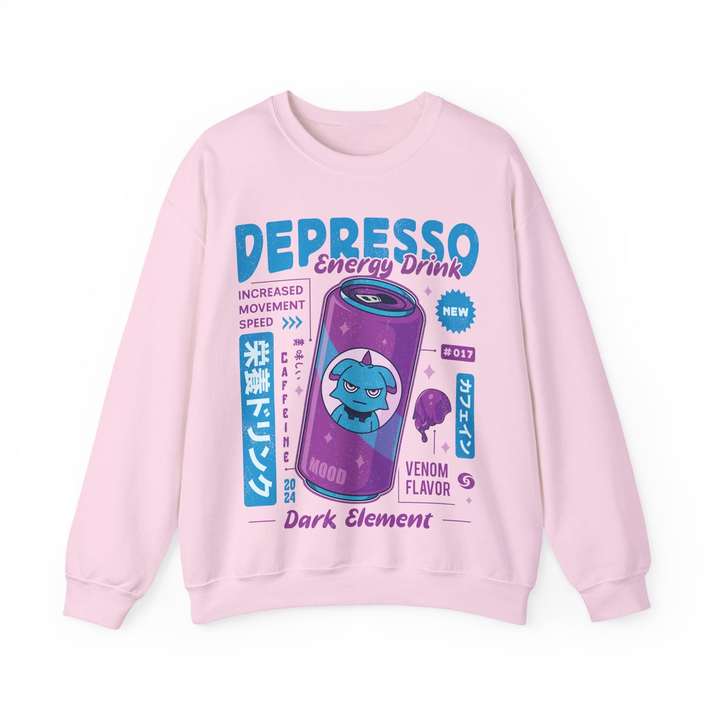 Depresso Energy Drink Unisex Crewneck Sweatshirt