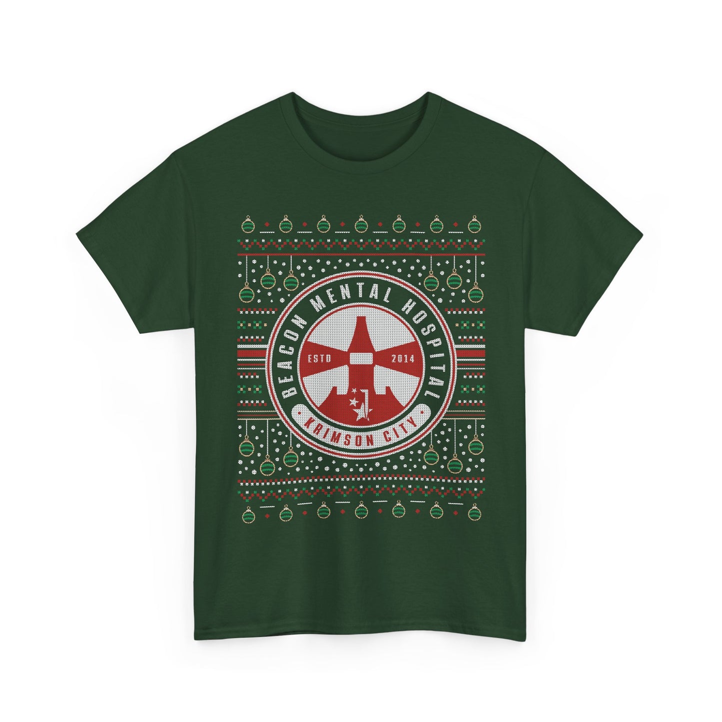 Beacon Mental Hospital Ugly Sweater Unisex T-Shirt