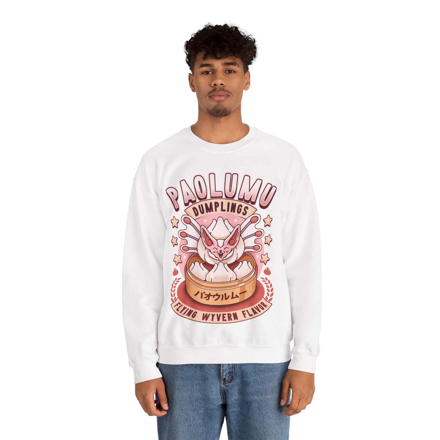 Paolumu Dumplings Vintage Unisex Crewneck Sweatshirt
