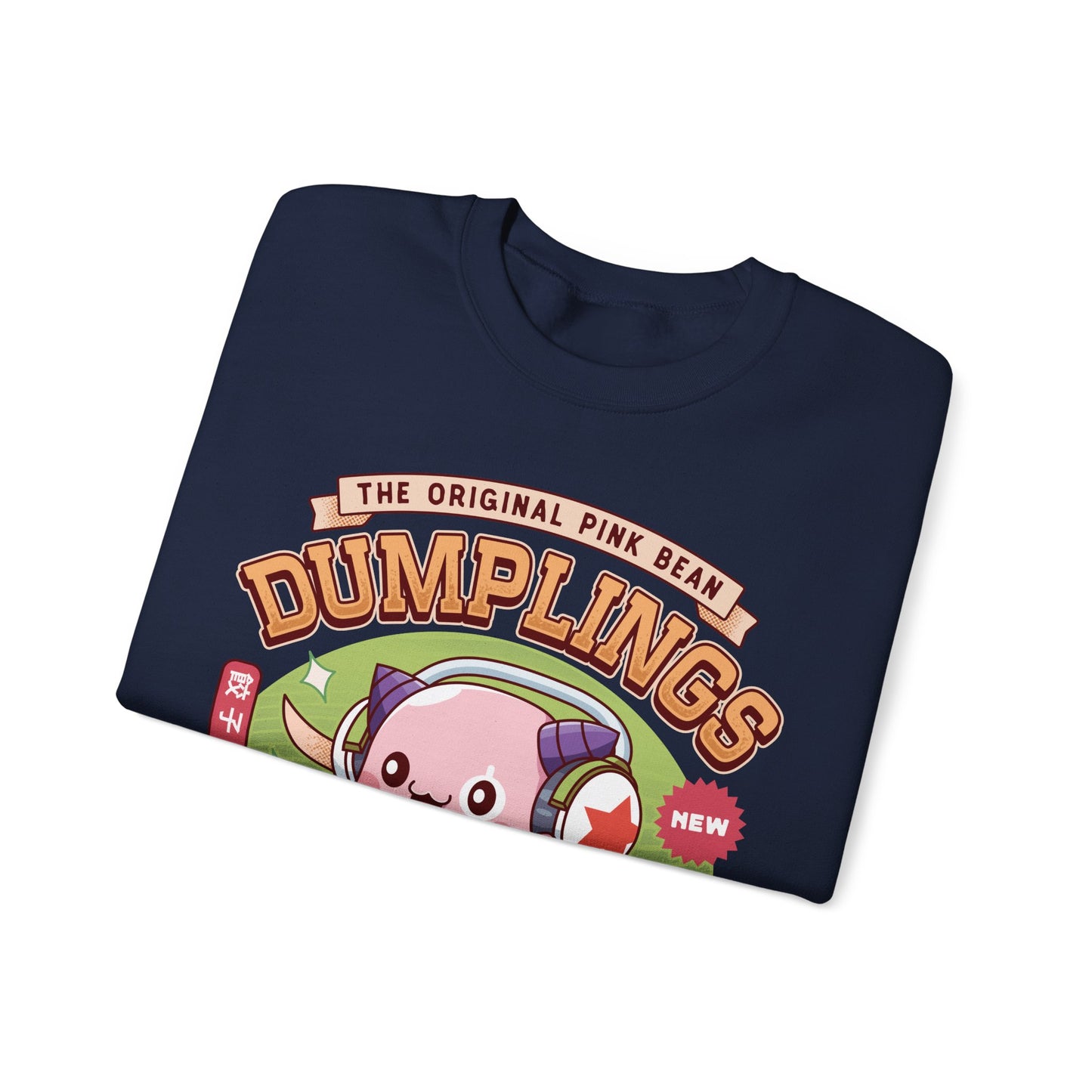 Pink Bean Dumplings Vintage Crewneck Sweatshirt