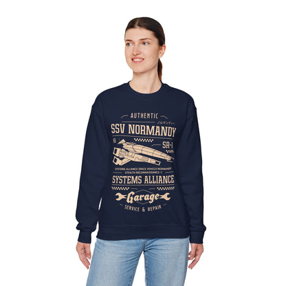Ssv Normandy Garage Unisex Crewneck Sweatshirt