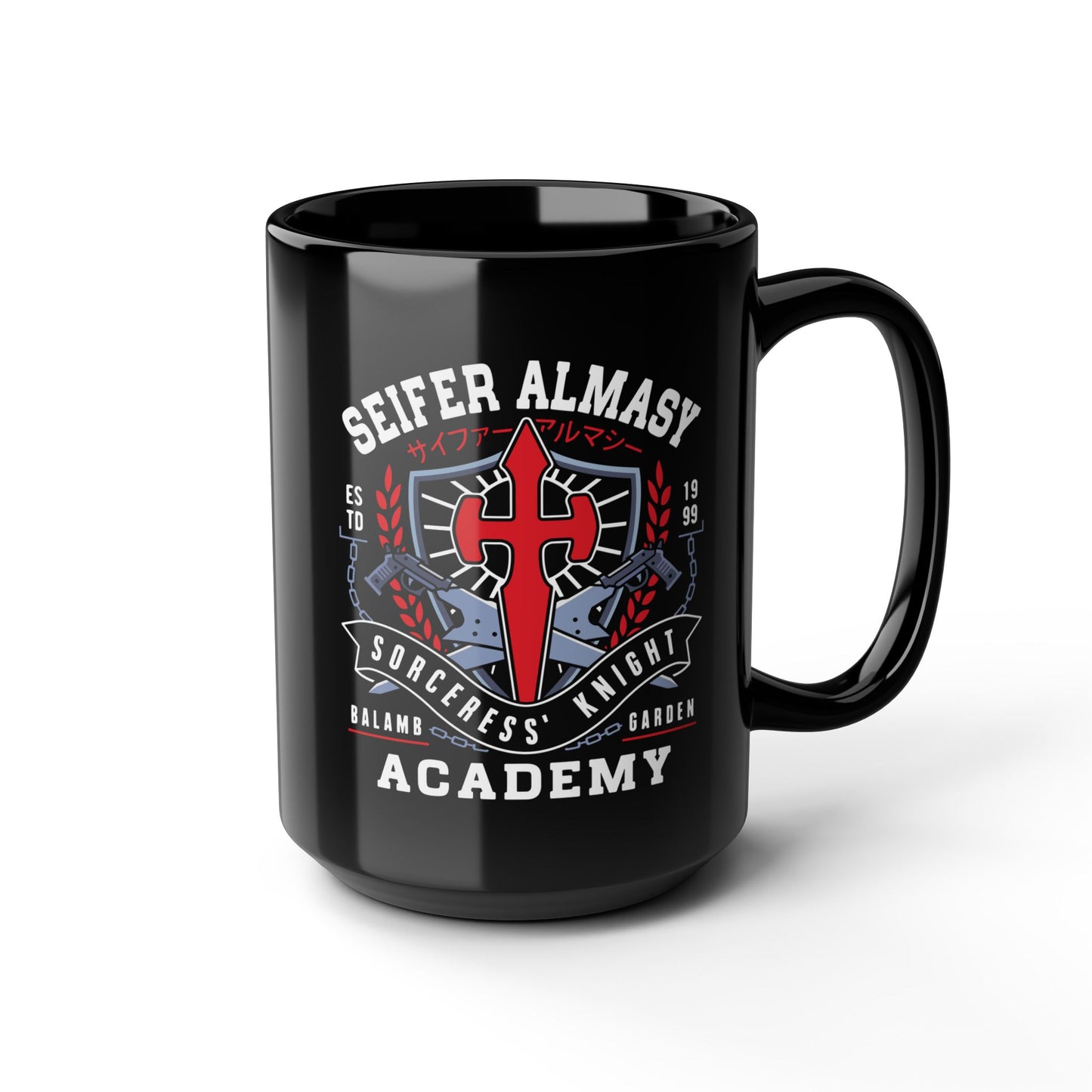 Seifer Almasy Academy Emblem Black Mug