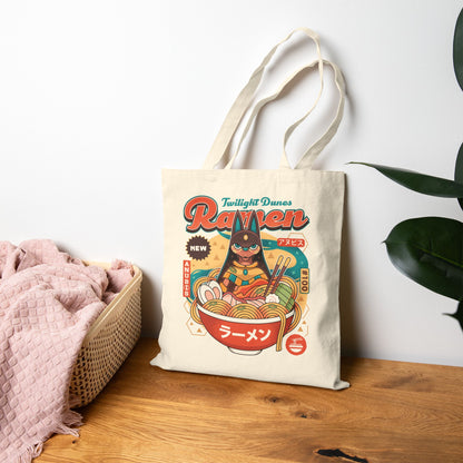 Twilight Dunes Ramen Vintage Tote Bag