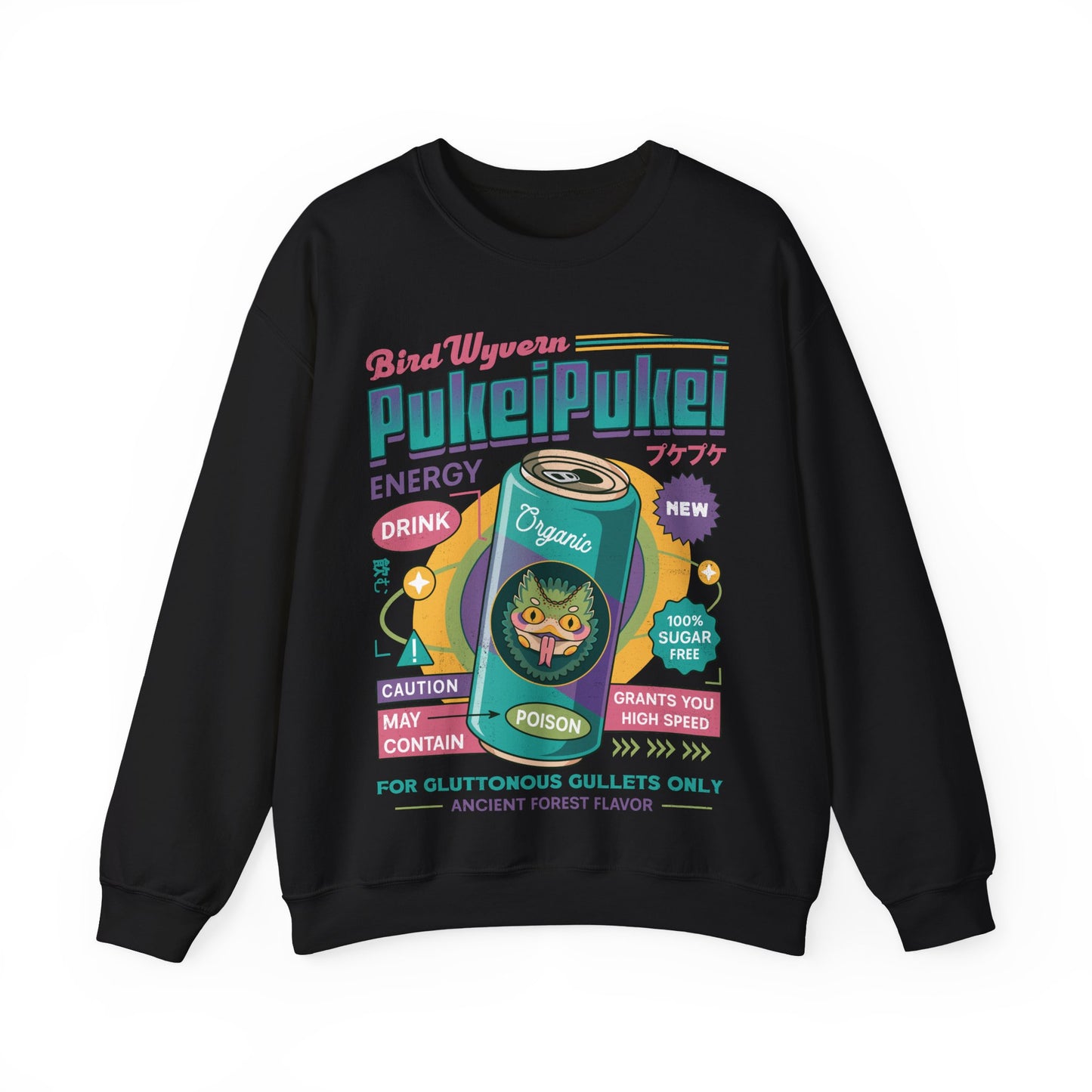 Pukei Pukei Energy Drink Unisex Crewneck Sweatshirt