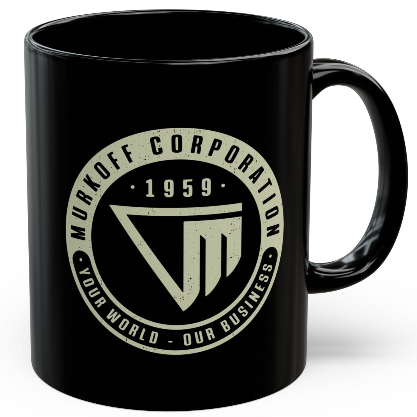 Murkoff Corporation Emblem Black Mug