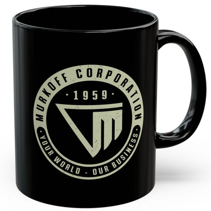 Murkoff Corporation Emblem Black Mug