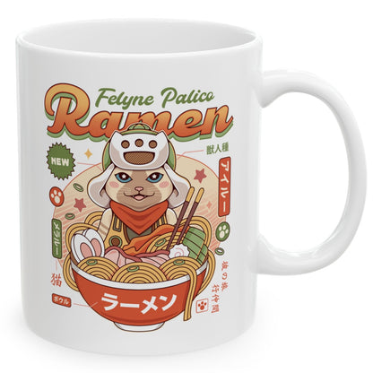 Felyne Palico Ramen Ceramic Mug