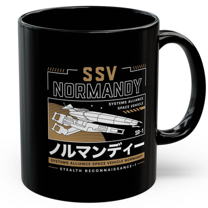 Ssv Normandy Aesthetic Black Mug