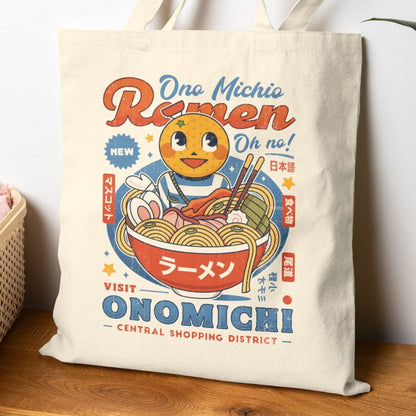 Ono Michio Ramen Cotton Canvas Tote Bag