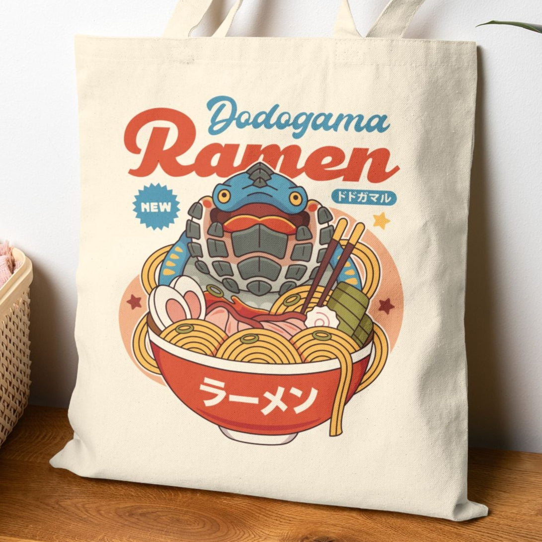 Dodogama Ramen Cotton Canvas Tote Bag