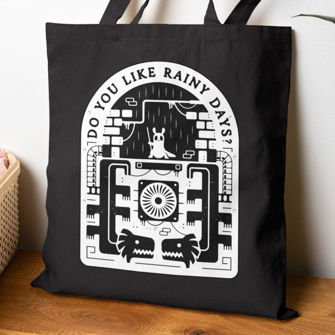 Slugcat Days Cotton Canvas Tote Bag