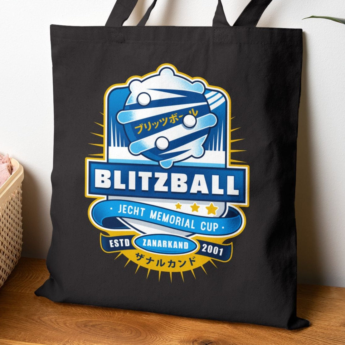 Blitzball Zanarkand Emblem Cotton Canvas Tote Bag