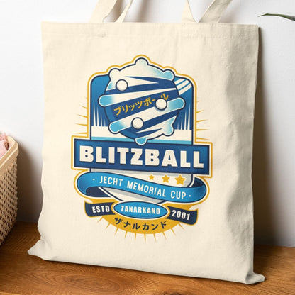 Blitzball Zanarkand Emblem Cotton Canvas Tote Bag