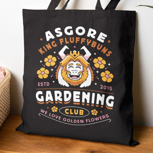 Asgore Gardening Club Cotton Canvas Tote Bag
