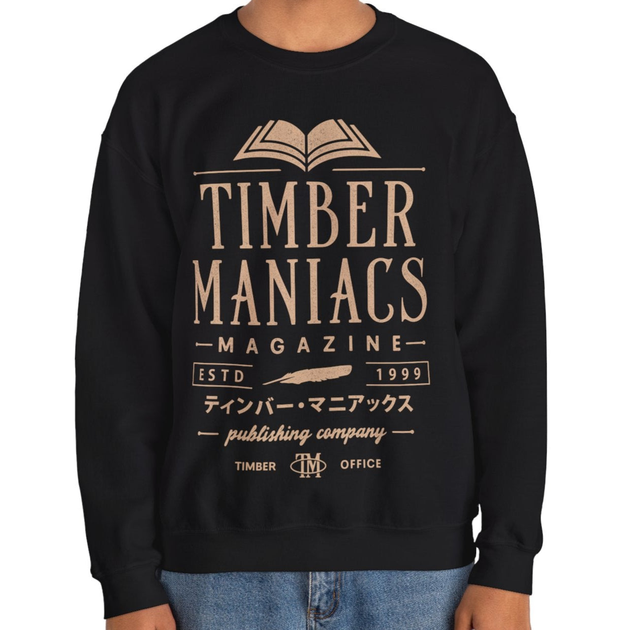 Timber Maniacs Vintage Unisex Crewneck Sweatshirt